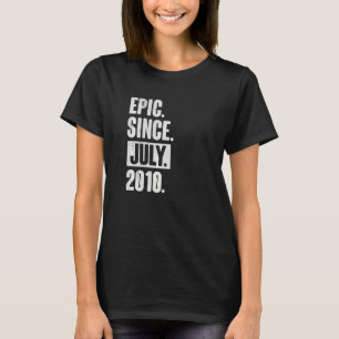 12 Jahre alt 12. Geburtstag Epic Seit Juli 2010 T-Shirt