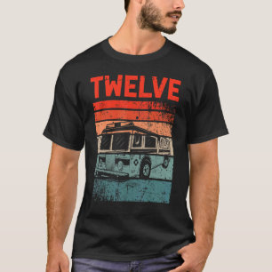 12 Jahre alt 12. Geburtstag Junge Feuerwehrfeuer T T-Shirt