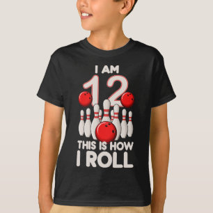 12 Jahre alt Bowling Party 12. Geburtstag ist, wie T-Shirt