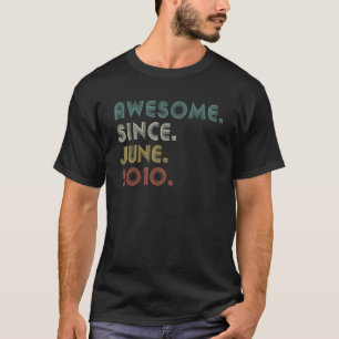 12 Jahre alt Phantastisch seit Juni 2010 12. Gebur T-Shirt