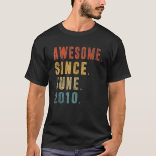 12 Jahre alt Phantastisch seit Juni 2010 12. Gebur T-Shirt