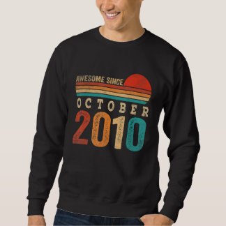 12 Jahre alt Phantastisch seit Oktober 2010 12. Ge Sweatshirt