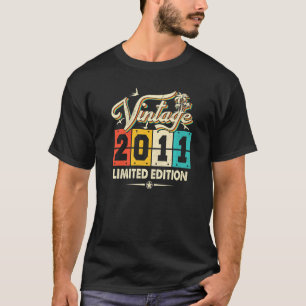 12 Jahre alt Retro Vintag Geboren im Jahr 2011 12. T-Shirt