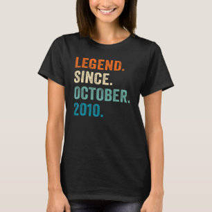 12 Jahre alte Legende seit Oktober 2010 12. T-Shirt