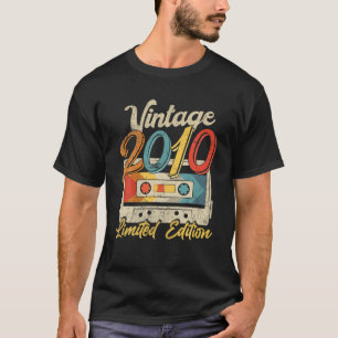 12 Jahre alte Vintage 2010 Kassette Retro 12. T-Shirt