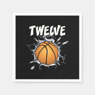 12 Jahre alter Basketball Geburtstagsparty 12. Jun Serviette