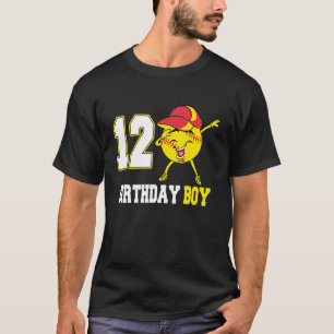 12 Jahre alter Dabbing Softball 12. Geburtstag Jun T-Shirt