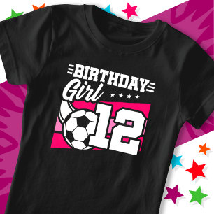 12 Jahre alter Fußball 12. Geburtstagskind T-Shirt