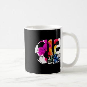 12 Jahre Awesome Footll 12. Geburtstag Kaffeetasse