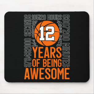 12 Jahre Awesome Sketll 12. Geburtstag Mousepad