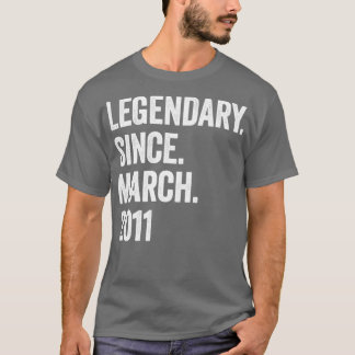 12 Jahre Legendär Seit März 2011 12. Geburtstag1 T-Shirt