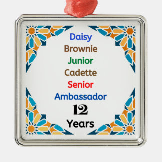 12 Jahre Pfadfinderbotschafter Grad Ornament Aus Metall