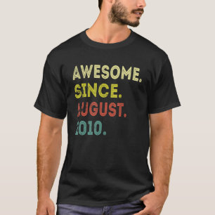 12 Jahre Phantastisch seit August 2010. Geburtstag T-Shirt