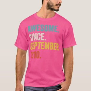 12 Jahre Phantastisch seit September 2010 12. Bir T-Shirt