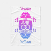 12 Jahre Traditionelles Seide 12. Hochzeitstag