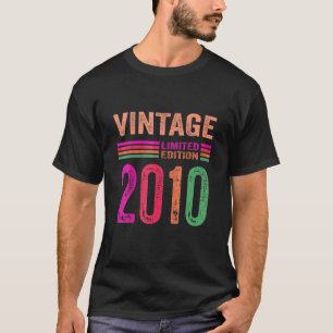 12-jährige Geschenke Vintag 2010, limitiert, 12 T T-Shirt