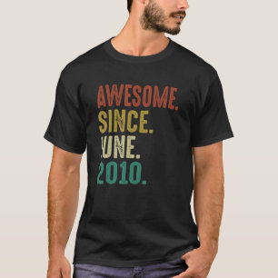 12-jähriger Geburtstag Phantastisch seit Juni 2010 T-Shirt