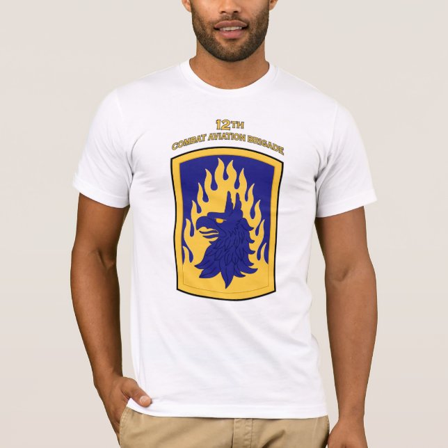 12. Kampf-Luftfahrtbde-Schulterflecken T - Shirt (Vorderseite)