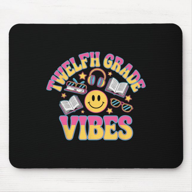 12. Klasse Stimmung Zwölfte Klasse Lehrer Kind Zur Mousepad (Vorne)