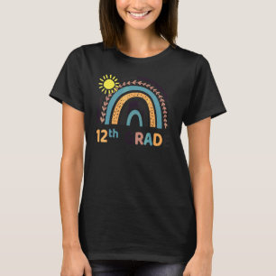 12. Klasse Süßer Regenbogen Zurück zur Schule 2 T-Shirt