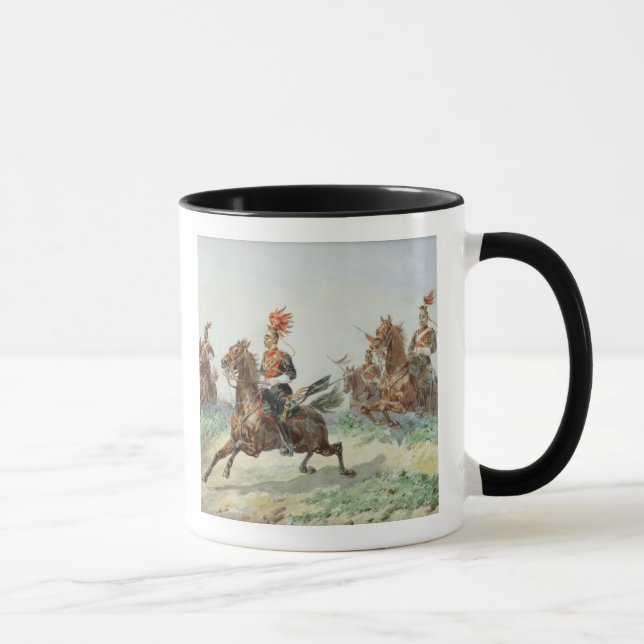 12. Königliche Lancers (w/c über Bleistift Tasse (Rechts)