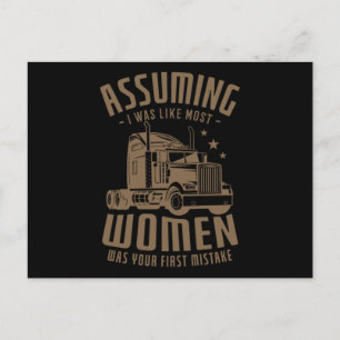 12.Lastkraftwagen für einen Lastwagenfahrer Ankündigungspostkarte