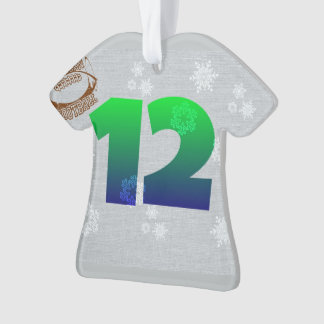 12. Mannverzierung seahawks Ornament