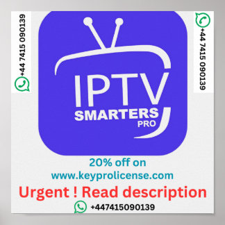 12 Monate Abonnement für IPTV keyprolicense.com Poster