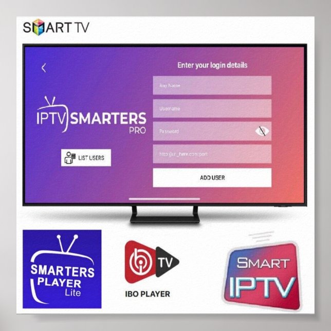 12 Monate Abonnement für IPTV www.neomedia.com Poster (Vorne)