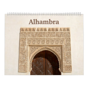 12 Monate Alhambra & Generalife Wall Calendar Kalender
