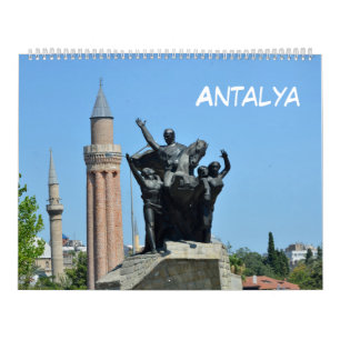 12 Monate Antalya, Türkei Kalender