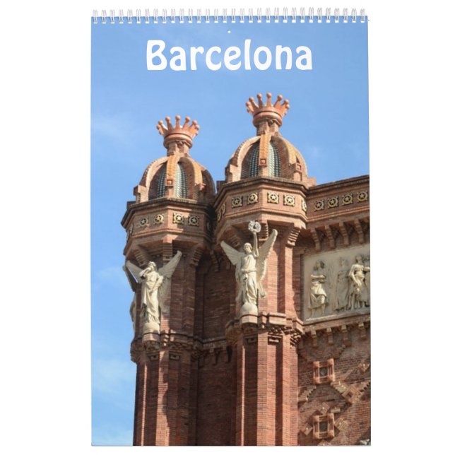 12 Monate Barcelona, Spanien Foto Kalender (Titelbild)