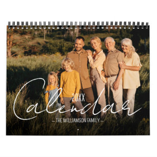 12 Monate Familienfotos Kalender
