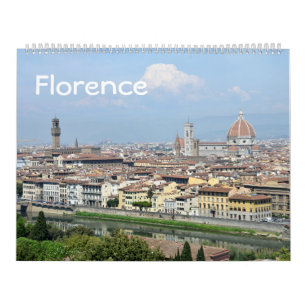 12 Monate Florenz, Italien Foto Kalender