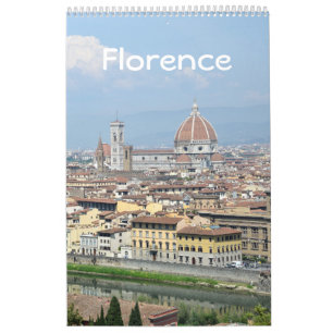 12 Monate Florenz, Italien Foto Kalender