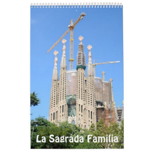 12 Monate Foto-Kalender La Sagrada Familia Kalender