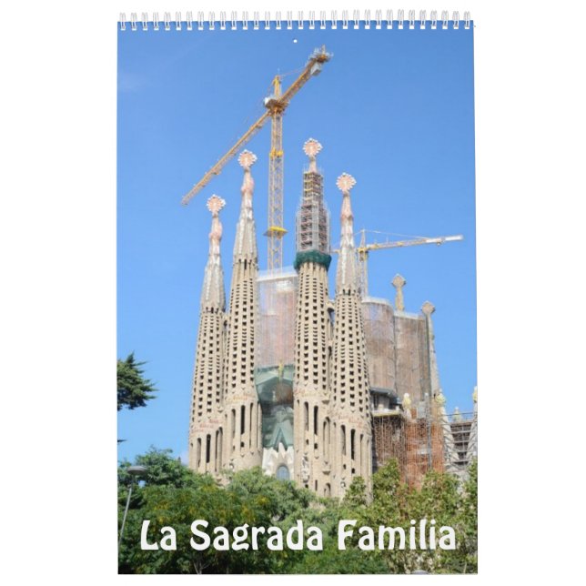 12 Monate Foto-Kalender La Sagrada Familia Kalender (Titelbild)