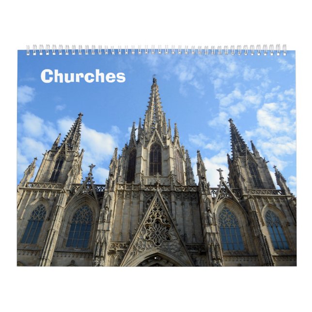 12 Monate Foto Kirchen Kalender (Titelbild)