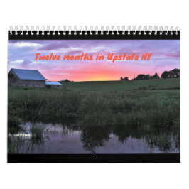 12 Monate in Upstate NY Calendar Kalender