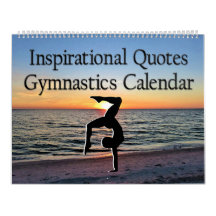12 MONATE INSPIRATIONELLE QUOTEN GYMNASTICS KALEND