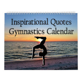12 MONATE INSPIRATIONELLE QUOTEN GYMNASTICS KALEND KALENDER