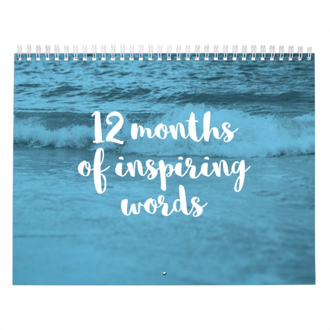 12 Monate inspirierender Zitate Kalender (Titelbild)