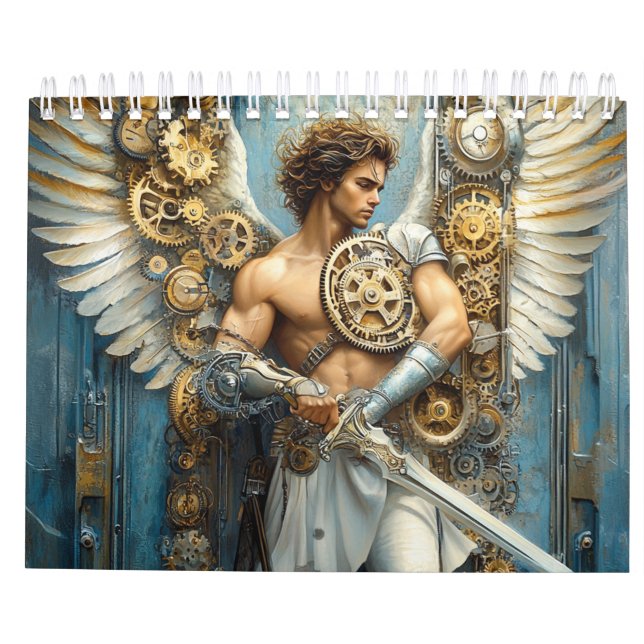 12 Monate Kalender der Wächterangeln (Rückseite)