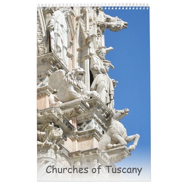 12 Monate Kirchen der Toskana Kalender (Titelbild)