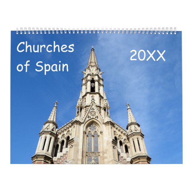 12 Monate Kirchen Spaniens Kalender (Titelbild)