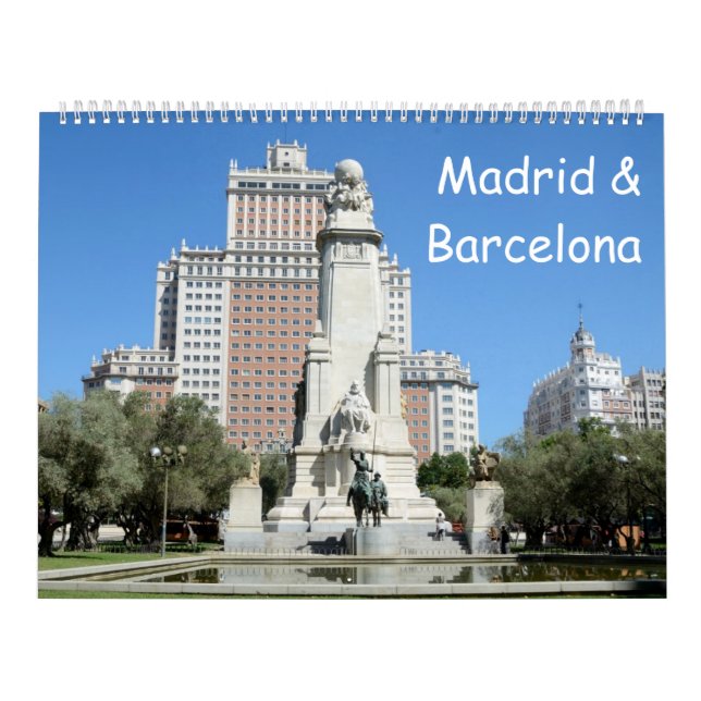 12 Monate Madrid & Barcelona Kalender (Titelbild)