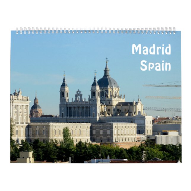 12 Monate Madrid, Spanien Foto Kalender (Titelbild)