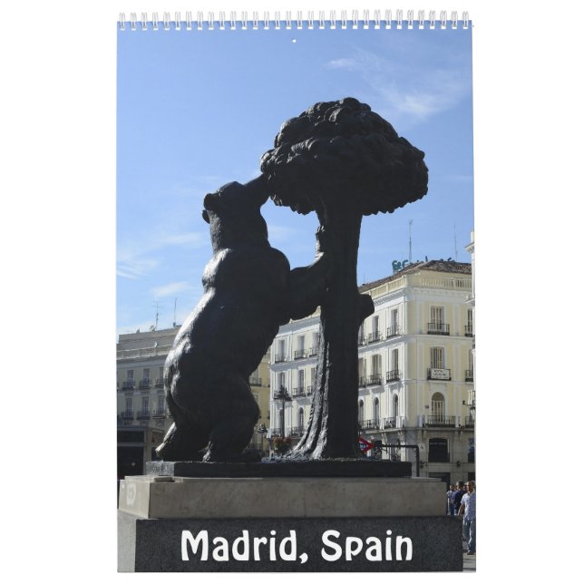 12 Monate Madrid, Spanien Foto Kalender (Titelbild)
