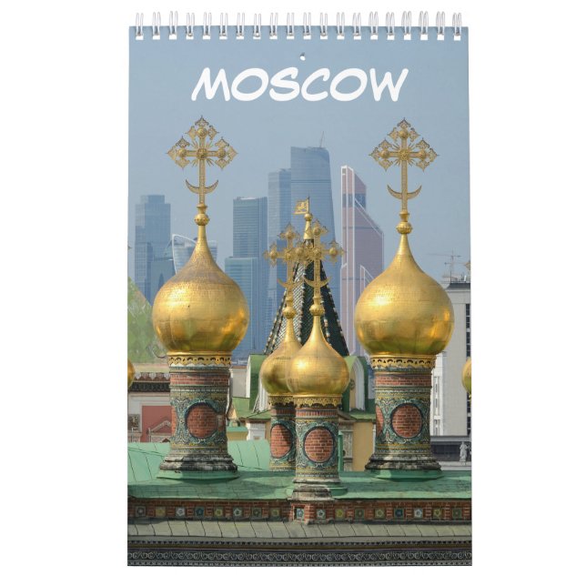 12 Monate Moskau, Russland Kalender (Titelbild)