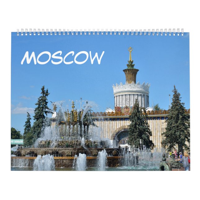 12 Monate Moskau VDNKh Kalender (Titelbild)